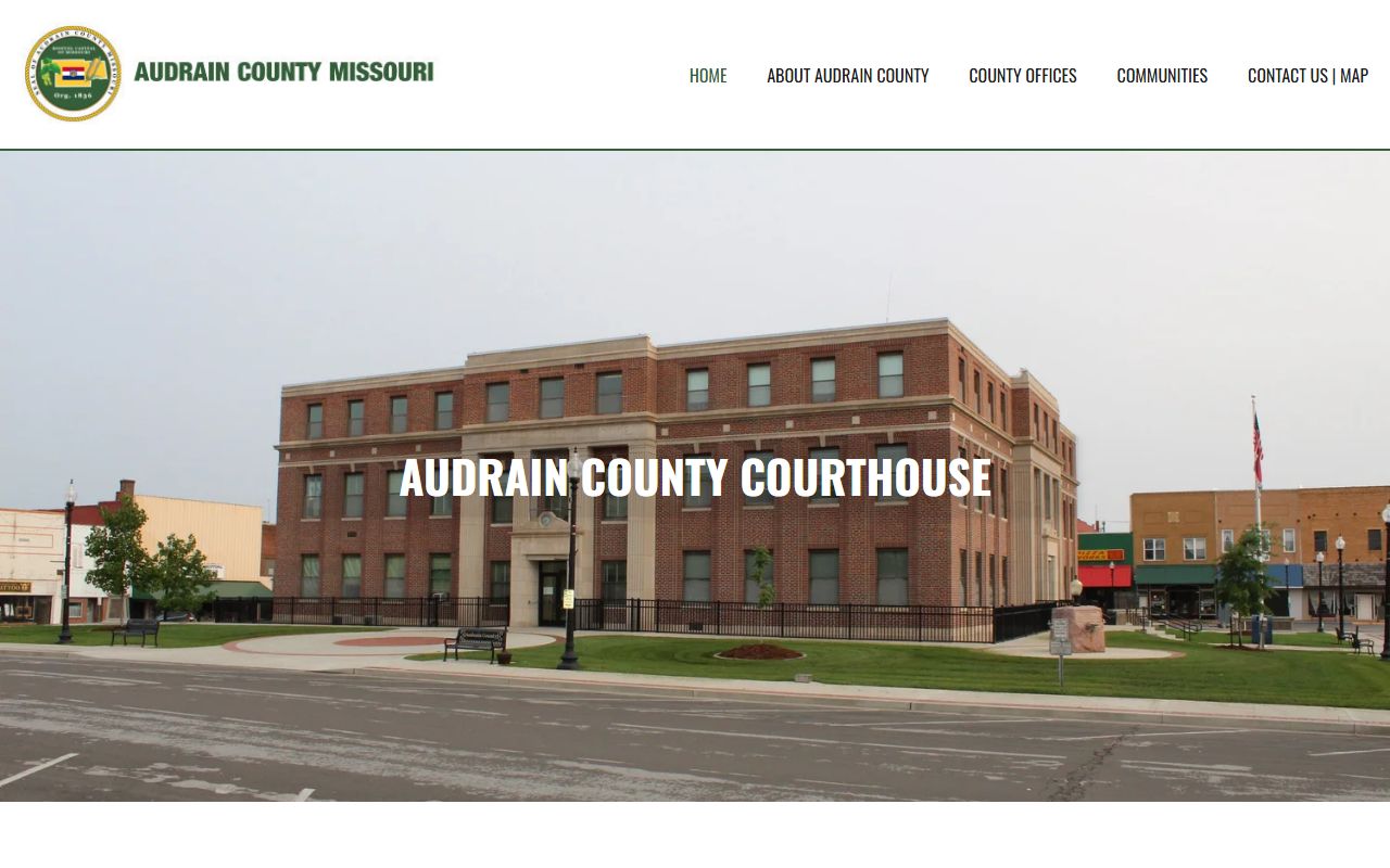 Audrain County government portal for accessing deed records services