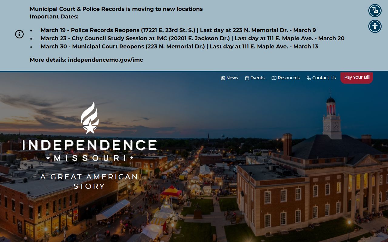 City of Independence resources for deed records