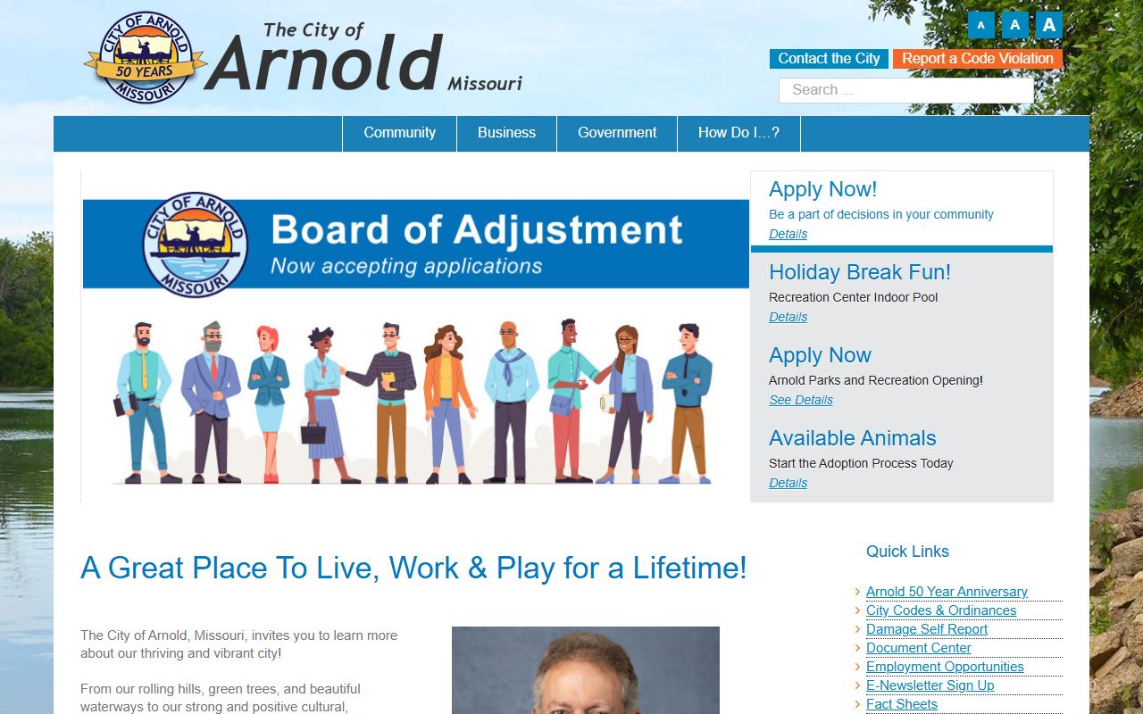 Jefferson County deed records area including City of Arnold